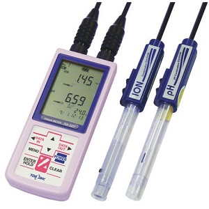 2 Channel Portable Ion/pH Meter 