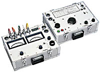 多機能型リレー試験装置(計器操作部、電源抵抗部、耐圧トランス)