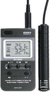 高性能PCデジタル温度・湿度計